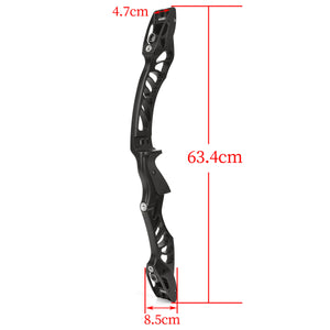 Dark Slate Gray Junxing H7 Recurve Bow Riser for Target Shooting and Games INDIAN SLINGSHOT