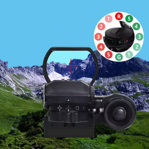 Sky Blue HD101 Red Green Dot Optical Sight Alloy Outdoor Sports Accessory MARKSMAN