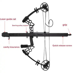 Light Gray HG-1 Fire Bow Single String Composite Bow MARKSMAN