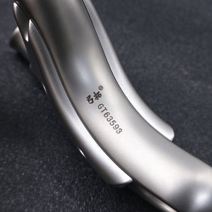 Dark Slate Gray HOURGLASS X Stainless Steel Slingshot MARKSMAN