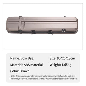 Lavender SPG ABS Hard Recurve Bow Case – Durable Takedown Bow Storage Box SPG