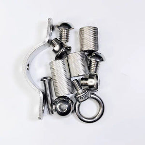 Lavender Hawk Eye Ring Handle Stainless Steel Slingshot Quick Press Clip Compact Outdoor Slingshot INDIAN SLINGSHOT