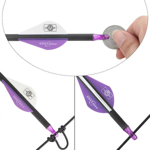 Rosy Brown Pure Carbon Arrows Pure Carbon Arrow ID 6.2 Spine 300 350 400 500 600 For Compound Recurve Traditional Bow Arrows INDIAN SLINGSHOT