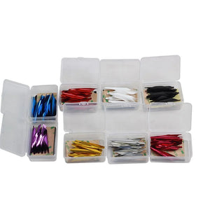 Gray SPG Helix Plastic Feather Vane 1.8 Inch Arrow Fletching 50pcs Box SPG