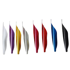 Gray SPG Helix Plastic Feather Vane 1.8 Inch Arrow Fletching 50pcs Box SPG