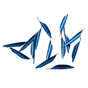 Midnight Blue SPG Helix Plastic Feather Vane 1.8 Inch Arrow Fletching 50pcs Box SPG