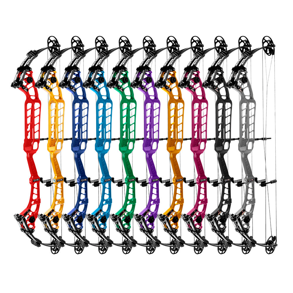 Light Pink Sanlida® Archery 40" Hero 10 II Compound Bow Kit With Full Modules SANLIDA