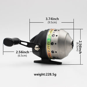 Lavender HH25 Closed Wheel Driven Metal Fishing Reel MARKSMAN