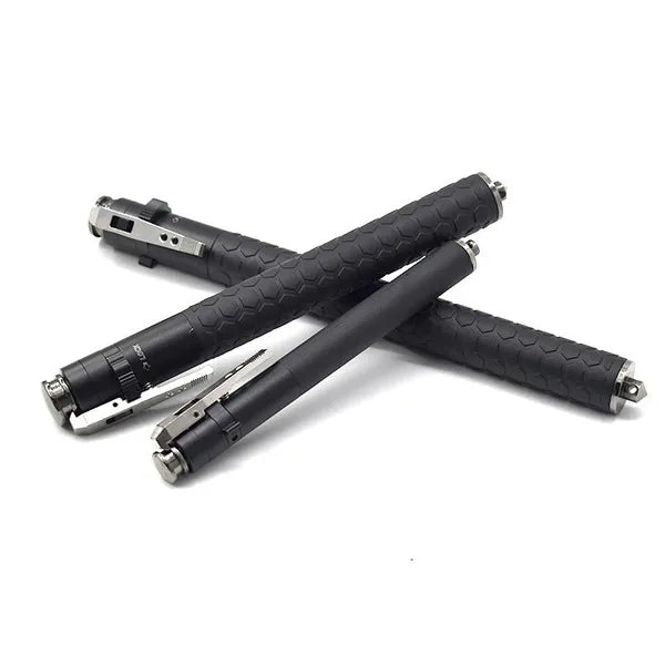 Dark Slate Gray Baton | Safe Hiking Heavy Metal Stick Rod | Automatic Retractable Hiking Stick - Enhanced Self-Defense Rod | Unique Model Available only on Indian Slingshot MARKSMAN