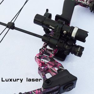 Lavender Bow and Arrow Laser Sight Alloy Bracket INDIAN SLINGSHOT