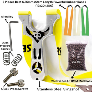 Light Gray Pure Mercedes Benz Powerful Stainless Steel Slingshot MARKSMAN