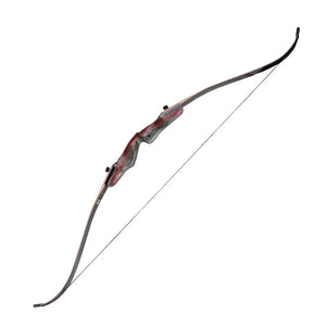 Dim Gray SPG 62-Inch Wooden Takedown Recurve Bow Package SPG