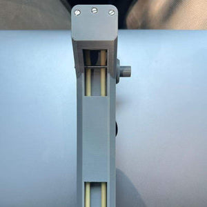 Light Blue Infii 3D Printed Resin and Infii Laser-Equipped Alloy Slingshot INDIAN SLINGSHOT