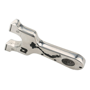 Gray Inlaid Powerful Tactical Star Stainless Steel Slingshot MARKSMAN