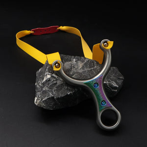 Black IrisCore Pro Stainless Slingshot INDIAN SLINGSHOT