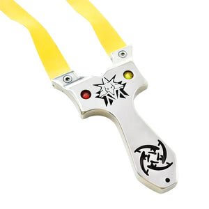 Light Gray Iron Mane Stainless Steel Slingshot INDIAN SLINGSHOT