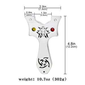 Lavender Iron Mane Stainless Steel Slingshot INDIAN SLINGSHOT