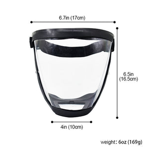 White Smoke Integrated Isolation Anti-Fog Transparent Protective Mask HD Protective Mask Outdoor Sports Accessories INDIAN SLINGSHOT