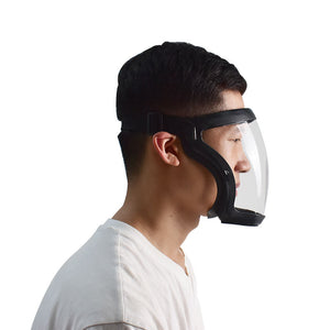 Gray Integrated Isolation Anti-Fog Transparent Protective Mask HD Protective Mask Outdoor Sports Accessories INDIAN SLINGSHOT