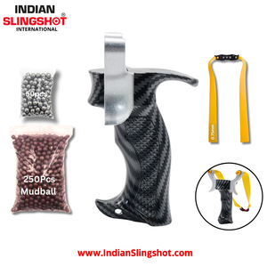 Dark Gray Resin CarbonEdge Slingshot INDIAN SLINGSHOT