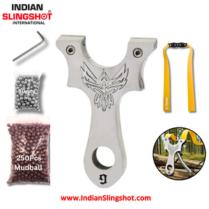 Gray Griffon G1 Stainless Steel Slingshot MARKSMAN