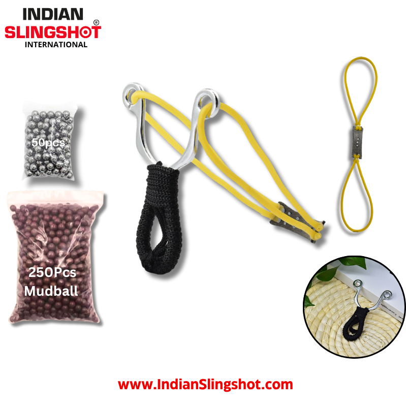 Gray GripLine Alloy Slingshot MARKSMAN