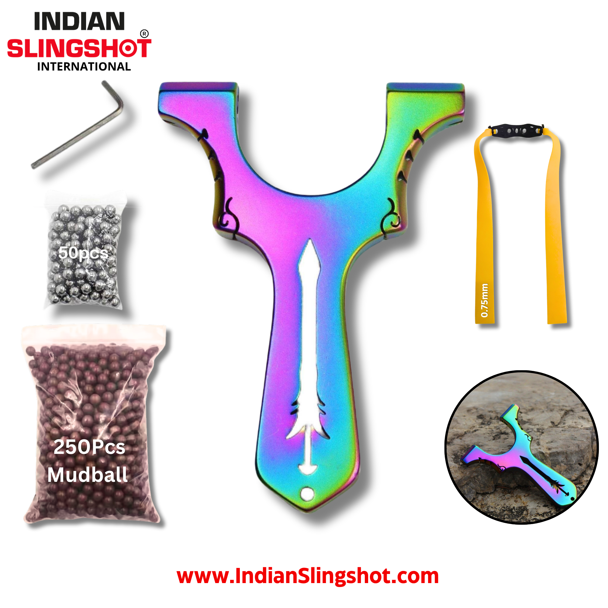 Stainless Steel RainbowBlade Slingshot