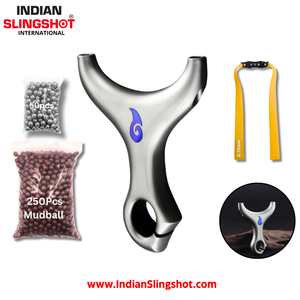 White Smoke TC21 Titanium Alloy Slingshot INDIAN SLINGSHOT
