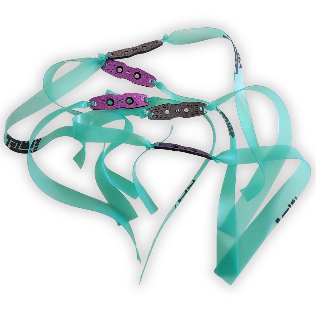 JINPU Mint Blue Flat Rubber Band 0.60mm × 20cm