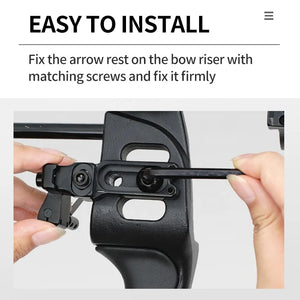 Light Gray SPG JT820 Adjustable Arrow Rest | Steel Blade Compound Bow SPG