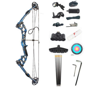 White Smoke Junxing M131 Outdoor Compound Bow for Fishing and Outdoor Target Shooting INDIAN SLINGSHOT