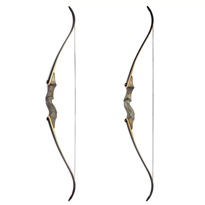 Light Gray Junxing F178 Recurve Bow for Outdoor Target Practices and Gaming INDIAN SLINGSHOT