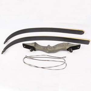 White Smoke Junxing F178 Recurve Bow for Outdoor Target Practices and Gaming INDIAN SLINGSHOT