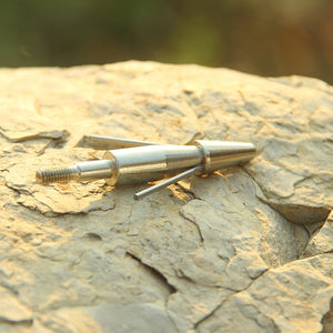 Tan JX244 Stainless Steel Arrow Tip MARKSMAN