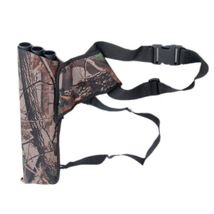 Dark Slate Gray JX732 Arrow Quiver for Shooting Fishing for Long Recurve Compound Bow INDIAN SLINGSHOT