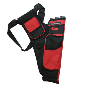 Black JX732 Arrow Quiver for Shooting Fishing for Long Recurve Compound Bow INDIAN SLINGSHOT