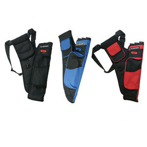 Dark Slate Gray JX732 Arrow Quiver for Shooting Fishing for Long Recurve Compound Bow INDIAN SLINGSHOT