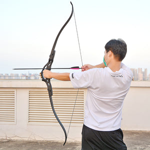 Antique White Junxing B1 Recurve Bow for Target Shooting and Gaming INDIAN SLINGSHOT