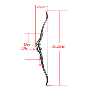 Light Gray Junxing B1 Recurve Bow for Target Shooting and Gaming INDIAN SLINGSHOT