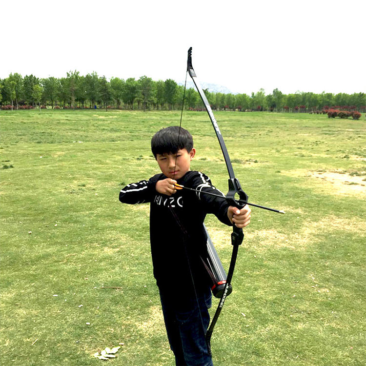 Dark Khaki Junxing F116A Recurve Bow Target Shooting and Games INDIAN SLINGSHOT