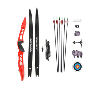 Light Pink Junxing F167 Recurve Bow Full Set for Target Shooting and Games INDIAN SLINGSHOT