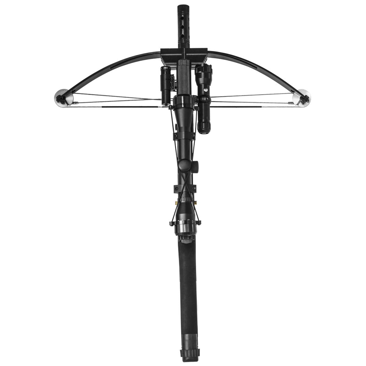 Dark Slate Gray Junxing M4 80LBS  Repeating Crossbow with Arrow & Steel Ball Support for Outdoor Target Shooting and Fishing JUNXING