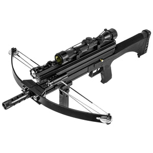 Dark Slate Gray Junxing M4 80LBS  Repeating Crossbow with Arrow & Steel Ball Support for Outdoor Target Shooting and Fishing JUNXING