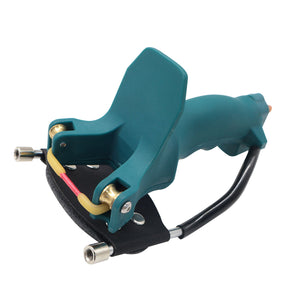 White Smoke KORVEX Fishing Slingshot with Wrist Support and Elastic Rubber Band Accessories. INDIAN SLINGSHOT