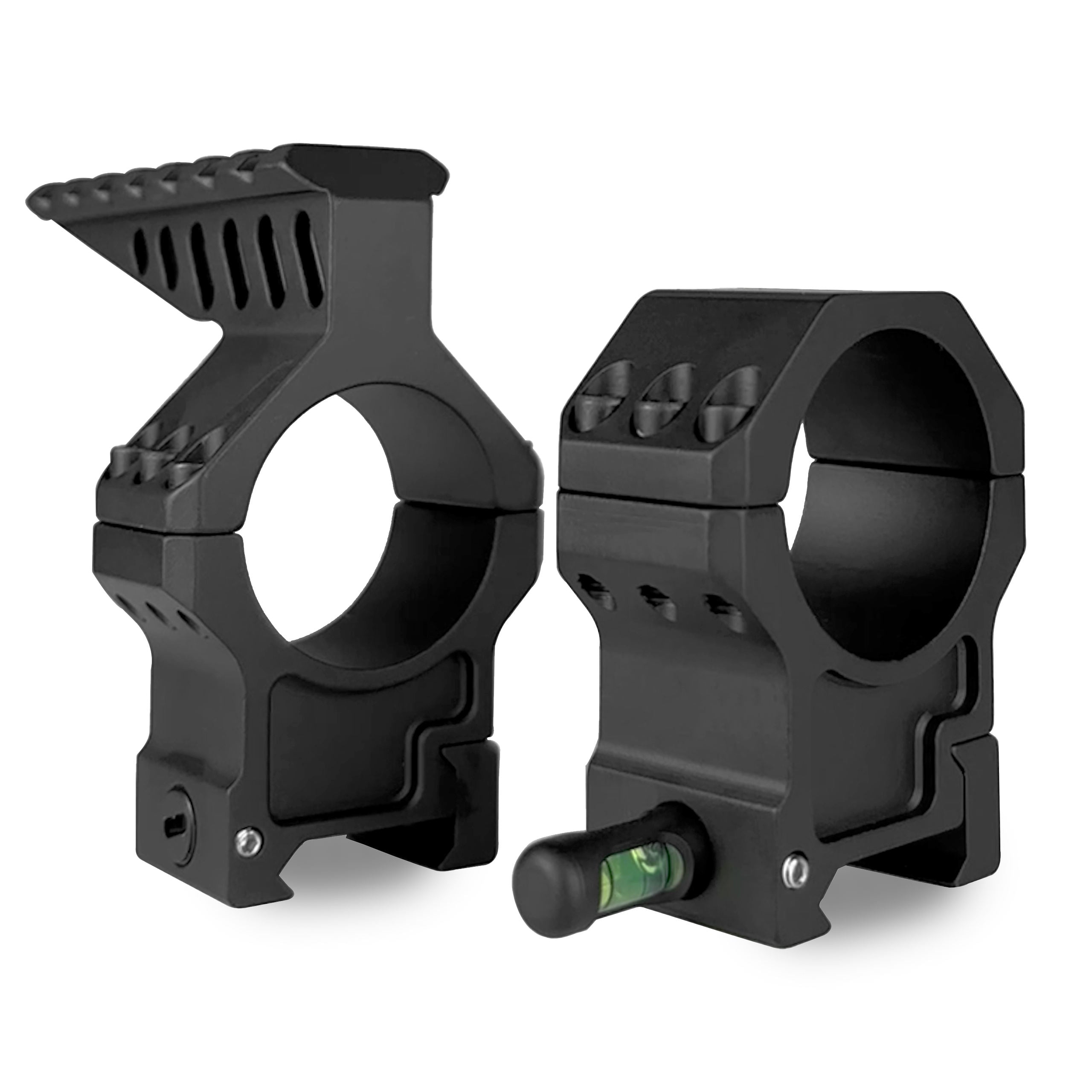 White Smoke TYPHON Aluminum Alloy Bubble Scope Rings with Top Module, Waterproof HD Mount for Outdoor Recreational Use INDIAN SLINGSHOT