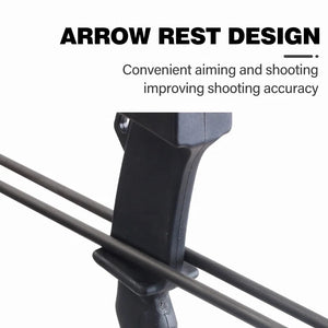 Dark Slate Gray SPG Kids 15 LBS Recurve Bow & Arrow Set | Beginner Archery Training Kit SPG