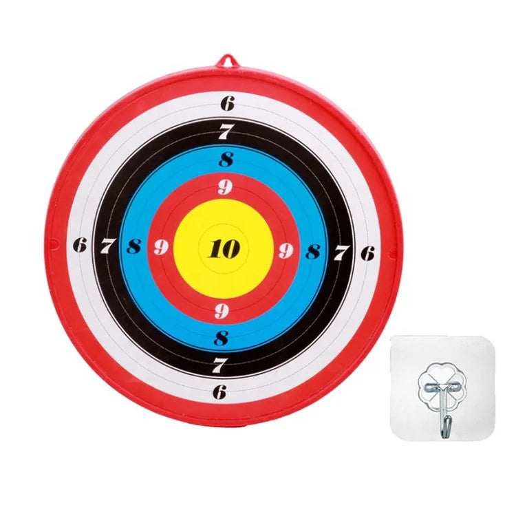 Misty Rose SPG Kids ABS Archery Target — 42cm Suction Cup Bullseye Board SPG