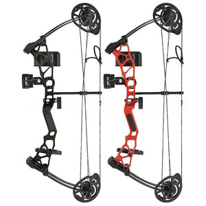 White Smoke SPG Kids Compound Bow | Adjustable 16–28 LBS | Beginner Archery Set SPG