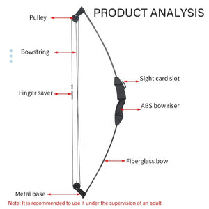 Dark Slate Gray SPG Kids Compound Bow ā Beginner-Friendly Youth Archery Set SPG