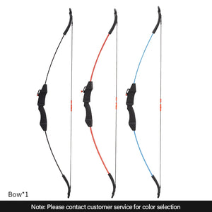 Light Gray SPG Kids 15 LBS Recurve Bow & Arrow Set | Beginner Archery Training Kit SPG